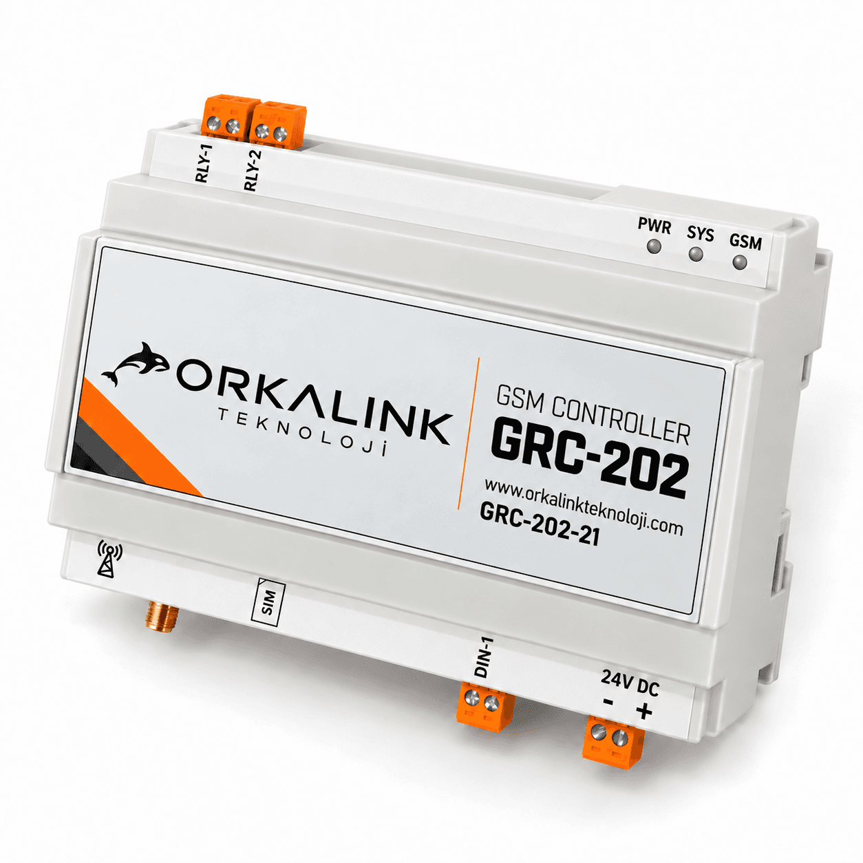GRC-202-21 GSM Kontrol Cihazı 2 Röle - 1 Dijital Giriş görsel 2
