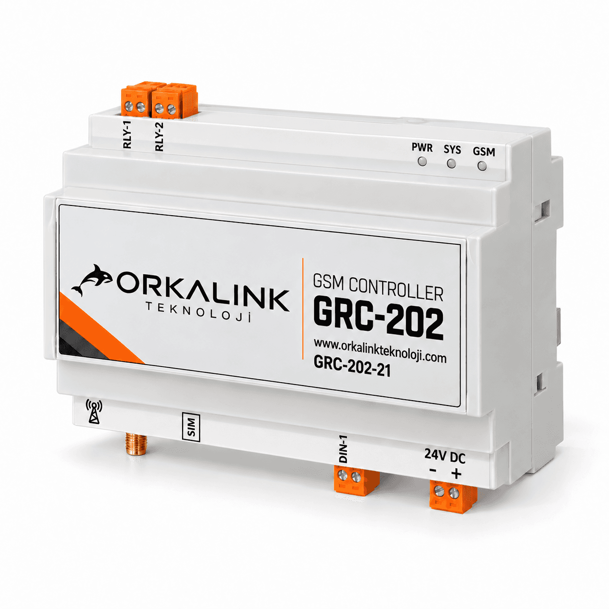 GRC-202-21 GSM Kontrol Cihazı 2 Röle - 1 Dijital Giriş görsel 3