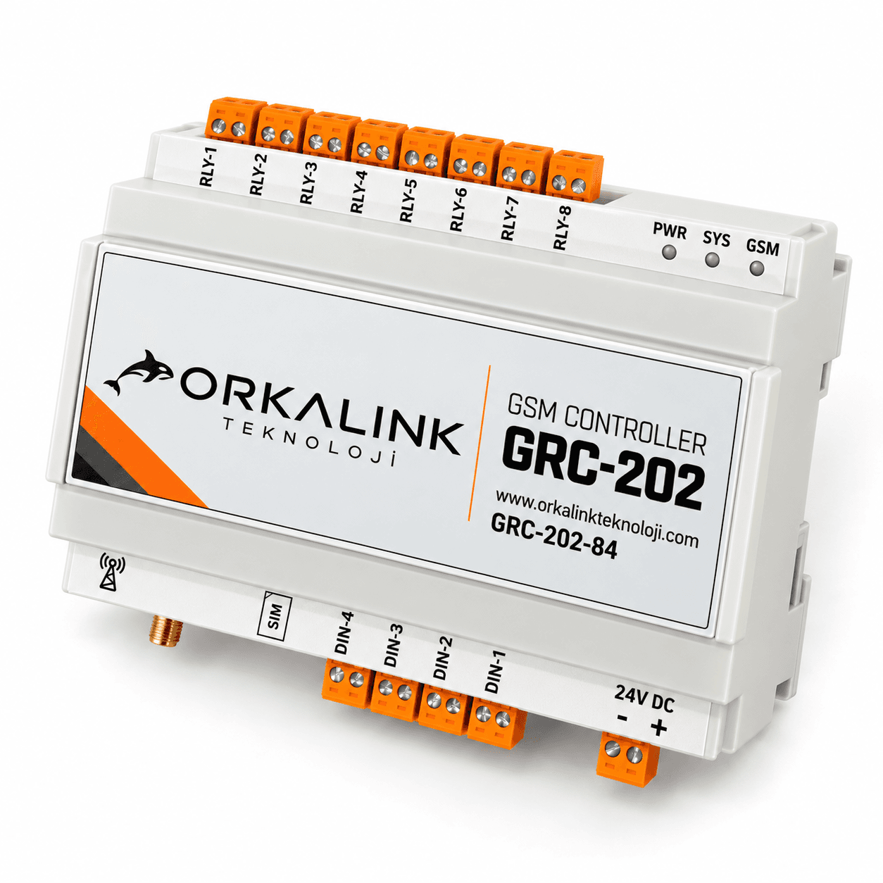 GRC-202-84 GSM Kontrol Cihazı 8 Röle - 4 Dijital Giriş görsel 4